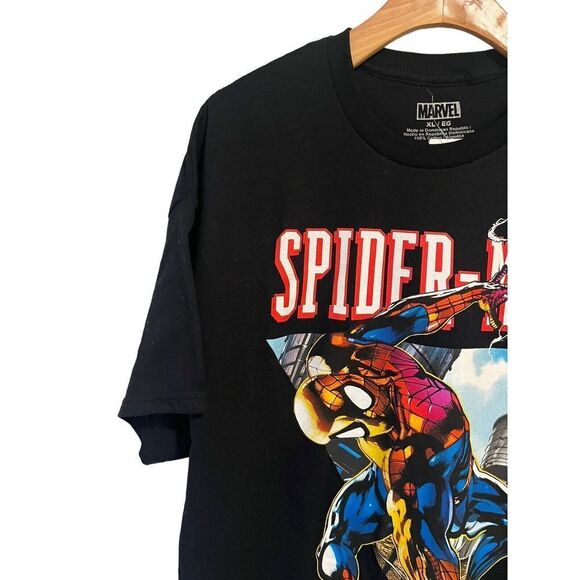 Marvel Comics T Shirt Mens Medium Spider Man Black Tee Officially Licensed NEW - Picture 2 of 8